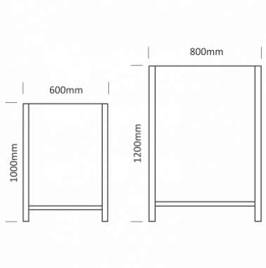 Economy A Frame Sign