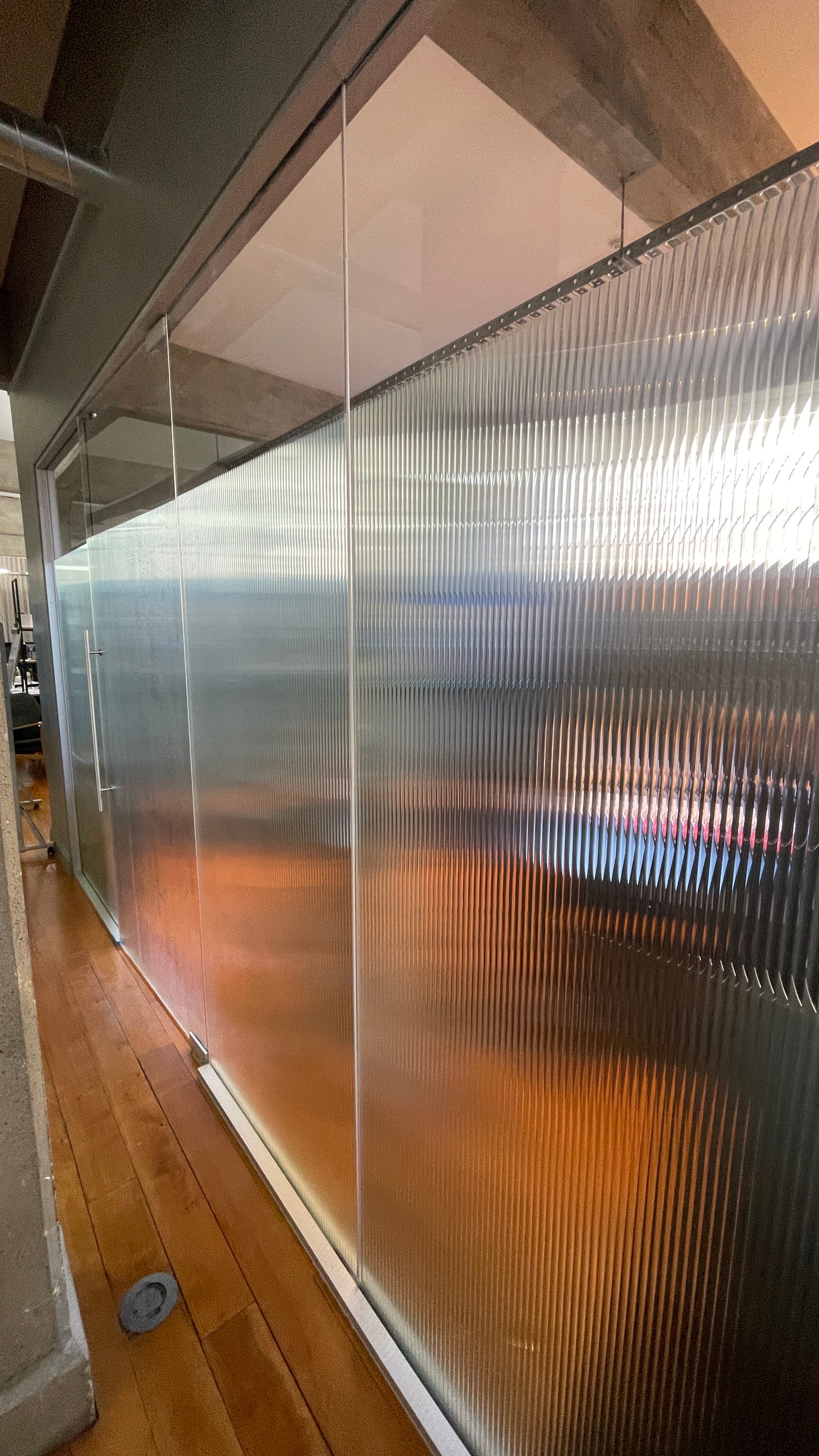 Reeded Window Privacy Film