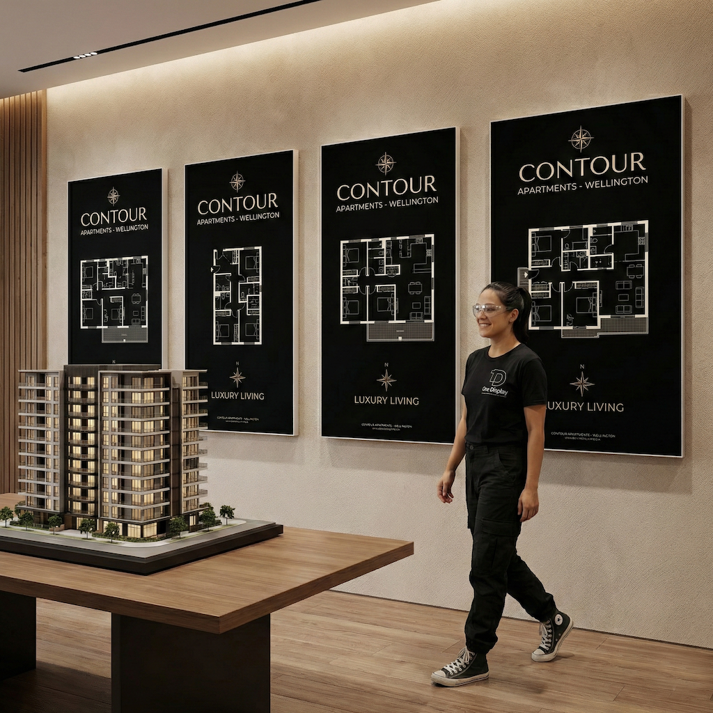 BrandFrame Wall Display System