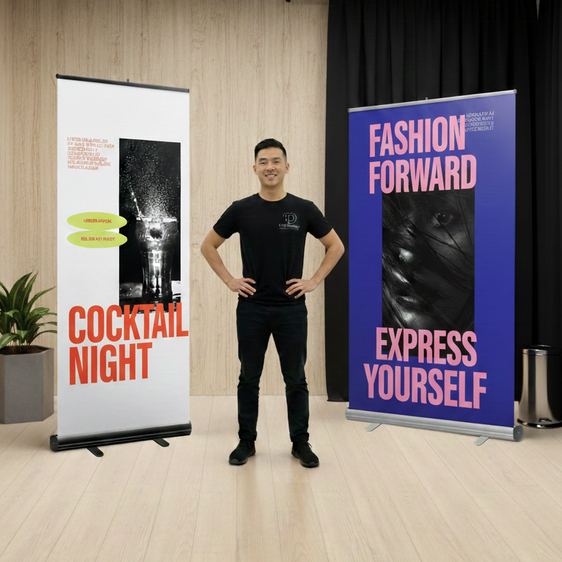 E Series - Pull Up Banner Stands