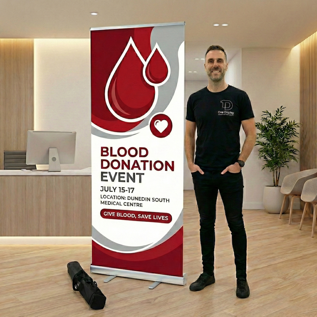B85 - Economy Pull Up Banner Stand