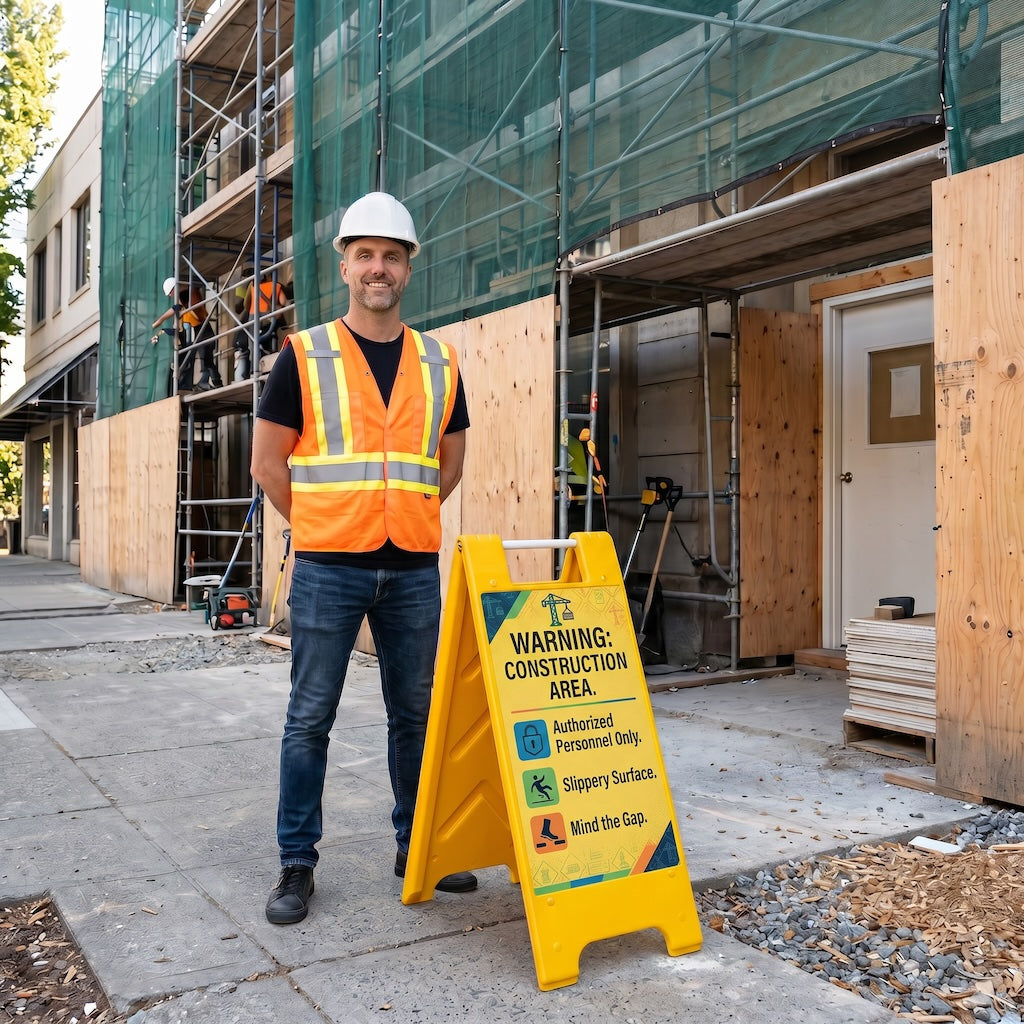 Jumbo A Frame Safety Sign