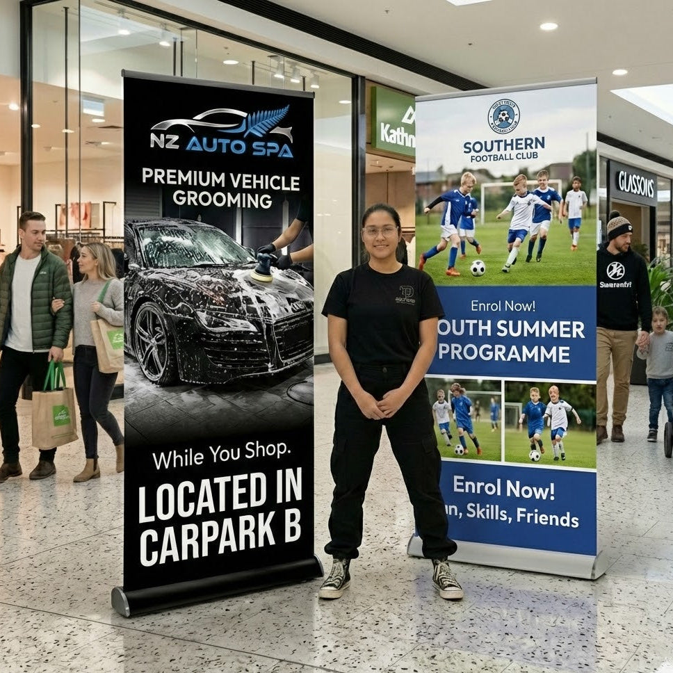 P Series - Premium Pull Up Banner Stands
