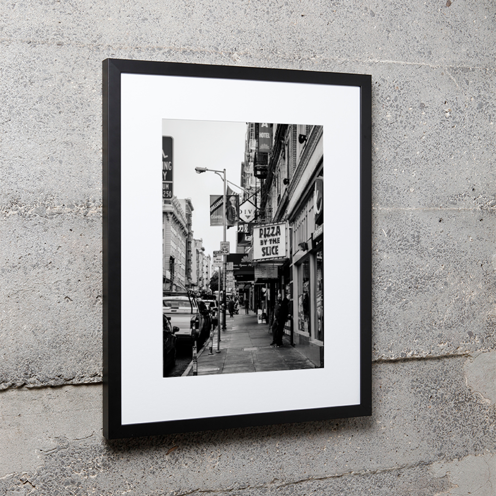 Black Gallery Framed Print