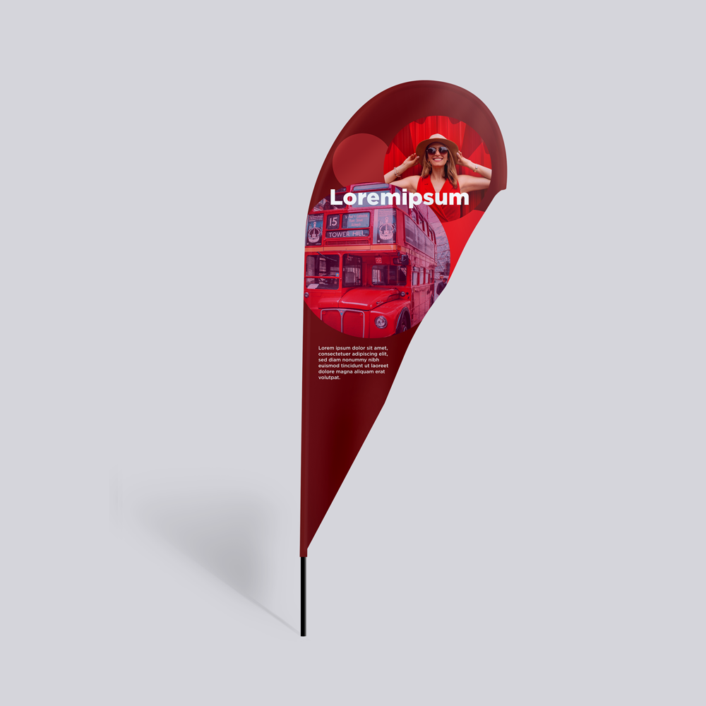 Teardrop Style Flag System